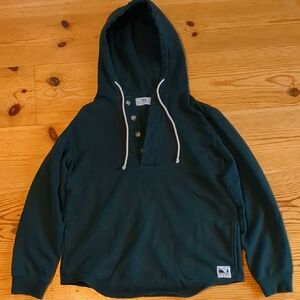Muttonhead Camping Hoodie in dark Green